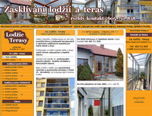 Tablet Screenshot of lodzie-terasy.cz